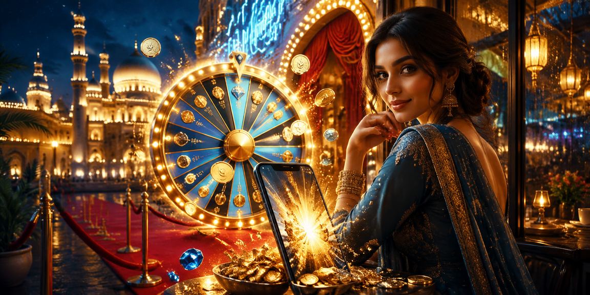 Lucknow old city casino with Bollywood theme showing Aviator gaming